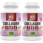 Ncs Hidrolize Collagen (Kolajen) Type (Tip) 1-2-3 Hyaluronic Acid Vitamin C Glutatyon 180 Tablet 2 Adet