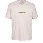 Ncs Jeans Erkek Oversize Tişört Bej Sırt Baskılı Bisiklet Yaka Pamuk Slim Fit Baskılı T-Shirt Ncs Jeans 1190