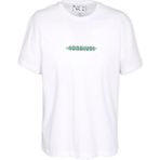 Ncs Jeans Erkek Oversize Tişört Beyaz Sırt Baskılı Bisiklet Yaka Pamuk Slim Fit Baskılı T-Shirt Ncs Jeans 1190