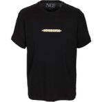 Ncs Jeans Erkek Oversize Tişört Siyah Sırt Baskılı Bisiklet Yaka Pamuk Slim Fit Baskılı T-Shirt Ncs Jeans 1190