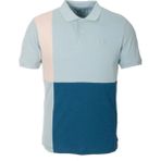 Ncs Jeans Erkek Polo Yaka T-Shirt Mavi %100 Pamuk Slim Fit Ribanalı Kol Garnili T-Shirt Ncs Jeans 1165