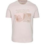 Ncs Jeans Erkek Polo Yaka Tişört Bej Slim Fit Ribanalı Pamuk Desenli T-Shirt Ncs Jeans 1208 - 3XL