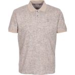 Ncs Jeans Erkek Polo Yaka Tişört Vizon Slim Fit Ribanalı Kol Pamuklu Baskılı T-Shirt Ncs Jeans 1253 - 2XL