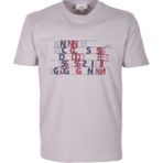 Ncs Jeans Erkek Tişört Bisiklet Yaka Grimelanj Slim Fit Baskılı T-Shirt Ncs Jeans 1295 - XL