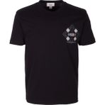 Ncs Jeans Erkek Tişört Bisiklet Yaka Siyah Slim Fit Baskılı T-Shirt Ncs Jeans 1297