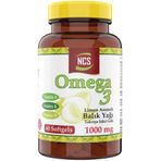 Ncs Limon Aromalı Omega 3 Balık Yağı 1000 mg 60 Yumuşak Kapsül
