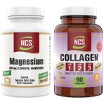 Ncs Magnesium Citrate Potasyum Taurin 90 Tablet + Collagen Tip 1 2 3 Hyaluronic Acid Glutatyon Vitamin C 90 Tablet