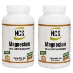Ncs Magnesium Malat Glisinat Taurat Zenginleştirilmiş Magnesium Elementleri 180 Tablet Türkiyede İlk 2 Kutu