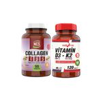 Ncs Nc Collagen Tip 1-2-3 90 Tablet & Nevfix Vitamin D3-K2 12