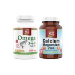 Ncs Omega 3 6 9 1000 Mg 200 Kapsül Kalsiyum Magnezyum Çinko 120 Tabl