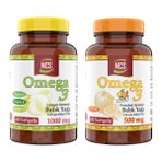 Ncs Omega 3 Portakal Aromalı Çocuklar Için Balık Yağı Omega 3 Limon Aromalı Balık Yağı 1000MG