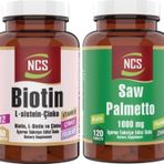 Ncs Saw Palmetto 120 Tablet Biotin 60 Tablet 2 Ürün 1 Arada