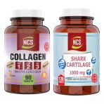 Ncs Shark Cartilage Demir Vitamin D3 1000 Mg 120 Tablet +Collagen
