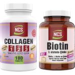 Ncs Tip 1-2-3 Collagen () 1000 Mg 180 Tablet Glutatyon Biotin 180 Tablet 2 Ürün 1 Arada