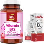 Ncs Vitamin B12 1000 Mcg 120 Tablet & Nevfix Vitamin D3 Sıvı Sprey