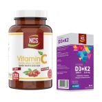 Ncs Vitamin C Kuşburnu 120 Tablet + Vitamin D3 K2 20 ml Damla