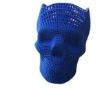 Nct Robotik 3D Printer Baskı Özel Meshli Kuru Kafa Kalemlik Mavi