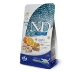 N&D 1.5 kg Ocean Düşük Tahıllı Balıklı ve Portakallı Kedi Maması