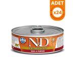 N&D 24x70 gr Pumpkin Balkabaklı ve Bıldırcınlı Konserve Kedi Maması