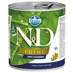 N&D 2536 285 gr Prime Kuzu Etli ve Yaban Mersini Köpek Konservesi