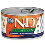 N&D 2932 Starter Mini Pumpkin Balkabaklı Kuzu ve Yaban Mersini 140 gr Yavru Köpek Konservesi