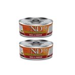N&D 2x80 gr Pumpkin Tahılsız Balkabağı Bıldırcın Yetişkin Yaş Kedi Maması
