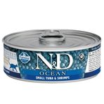 N&D 80 gr Ocean Kitten Ton Balığı Morina Balığı Karides ve Balkabaklı Yavru Kedi Konservesi