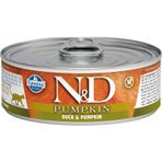 N&D Balkabağı Ördek 24x80 gr Kedi Konserve
