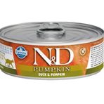 N&D Balkabağı Ördek Tahılsız 80 gr Yetişkin Kedi Konserve