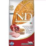 N&D Düşük Tahıllı Tavuk Etli ve Narlı 1 kg Açık Kedi Maması