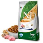 N&D Kuzu Etli ve Yaban Mersinli Düşük Tahıllı Kısırlaştırılmış Kedi Maması 10 kg + 3'lü Ödül Çubuğu