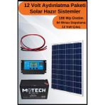 N&D Lighting Aydınlatma Short Solar Paket 12 VOLT-180WP - Beyaz