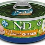 N&D Natural Tavuklu Konserve Yaş 140 gr Kedi Mama