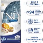 N&D Nd Ocean M.Balığı Adult Med&Maxi Az Tahıllı Köpek Maması - 12 Kg