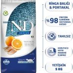N&D Nd Ocean Ringa & Portakal Adult Tahılsız Kedi Maması 5 Kg