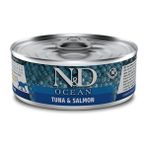 N&D Nd Ocean Tahılsız Ton Somon Yetişkin Yaş Mama 80 gr x 12 Adet - 10