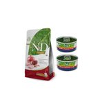 N&D Nd Prime Kitten Tahılsız Tavuklu Ve Narlı Yavru Kedi Maması 1,5 Kg + 2 Adet 70 Gr Kitten Konserve