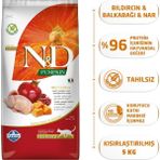 N&D Nd Pumpkin Bildircin & Nar Neutered Tahılsız Kedi Maması - 5 Kg