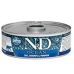 N&D Ocean 70 gr Balkabaklı Balıklı Karidesli Yavru Kedi Konservesi
