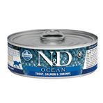 N&D Ocean 80 gr Ton Balıklı ve Somonlu Yetişkin Kedi Konservesi