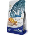 N&D Ocean Düşük Tahıllı Morina Balıklı Portakallı Yetişkinler İçin 1.5 kg Kedi Maması