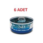 N&d Ocean Ton Balığı Morina, Karidesli, Balkabaklı Yavru Kedi Konservesi Pumpkin 70 gr x 6 Adet - 1