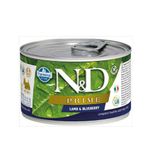 N&D Prime 140 gr Kuzulu ve Yaban Mersinli Mini Irk Köpek Konservesi