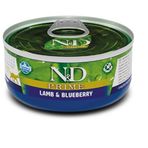 N&D Prime 70 gr Kuzulu ve Yaban Mersinli Kedi Konservesi