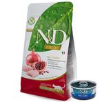 ND Prime Tahılsız Tavuk ve Nar Kısırlaştırılmış Kedi Maması 1,5 Kg + ND Ton ve Somon Konserve 70 Gr
