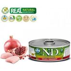 N&D Prime Tavuk Nar 6x80 gr Yetişkin Kedi Konserve