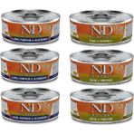 N&D Pumpkin 6 Adet Kuzu ve Ördekli 80 gr Yetişkin Kedi Yaş Mama