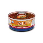 N&D Pumpkin 70 gr Tahılsız Tavuk Balkabağı ve Narlı Yetişkin Kedi Konservesi