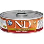 N&D Pumpkin 80 gr Bıldırcın-Balkabağı Yetişkin Kedi Konservesi