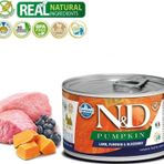 N&D Pumpkin Balkabaklı Kuzulu Yaban Mersinli 140 gr Köpek Konservesi